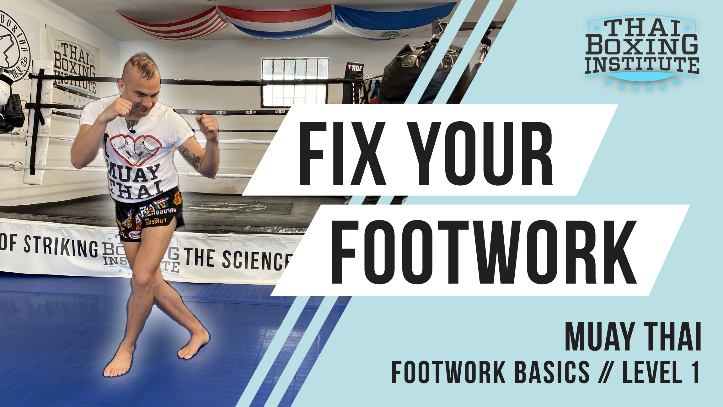 Beginners Footwork Drill Thai Boxing Institute Muay Thai West Los